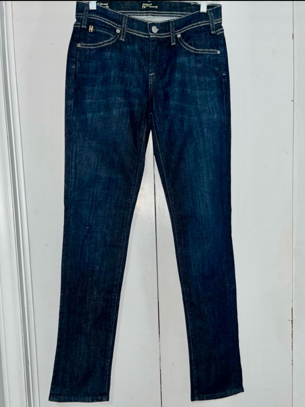 Citizens For Humanity Avedon Stretch Low Waist Skinny Jeans - Dark Blue